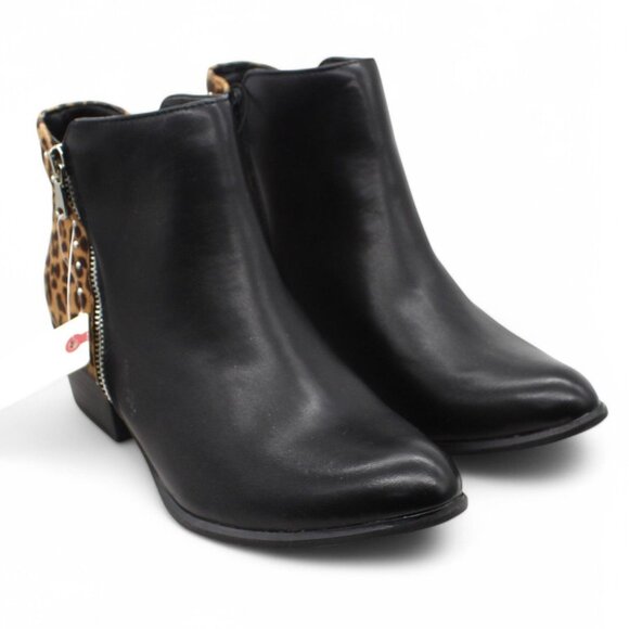 Esprit Tonya Ankle Boots, Black Leopard, Women's - Picture 1 of 8